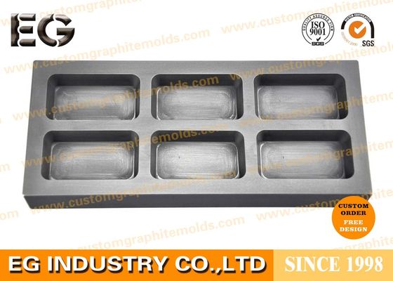 Chine Taille adaptée aux besoins du client à hautes températures de lingotière de graphite de résistance pour le bâti de barre d'or fournisseur